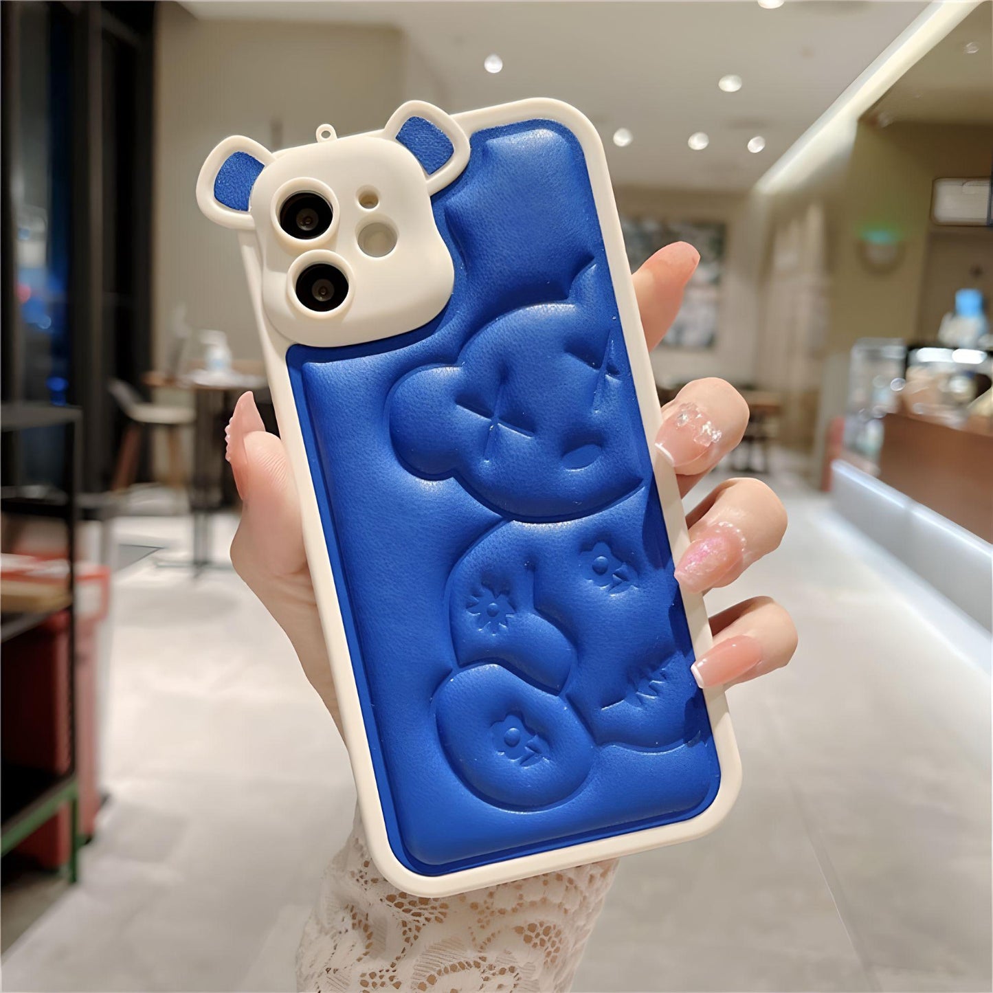 Caso de iPhone de oso lindo