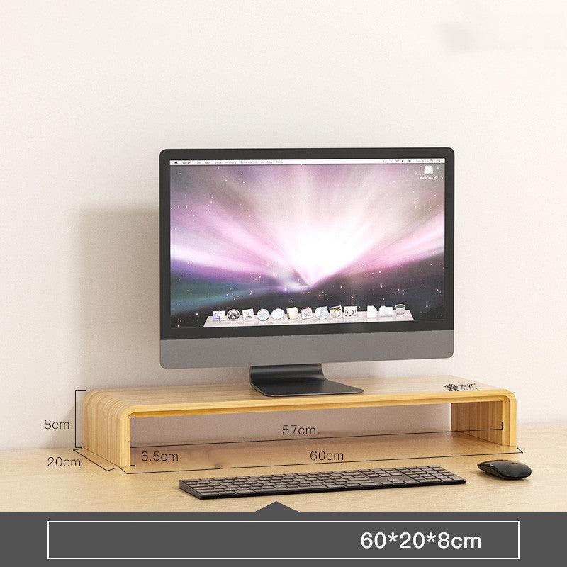 Desktop Organizers - Bamboo Monitor Stand Riser - Desktop Organizer - G