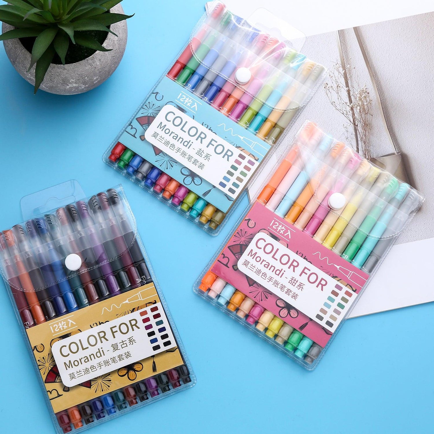 Felt Tip Pen Sets - Felt Tip Pen Set - Color for Morandi -