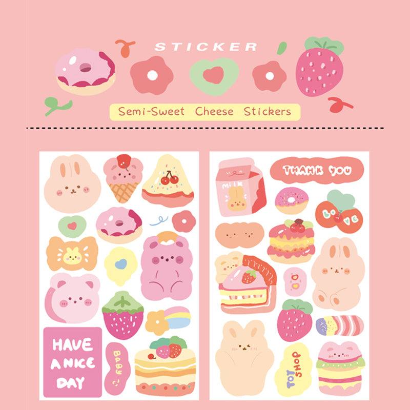 Decorative Stickers - Stickers - Semi-Sweet Kawaii - Strawberry