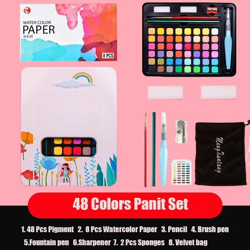 Watercolor Paint Sets - Watercolor Paint Set - Pink
