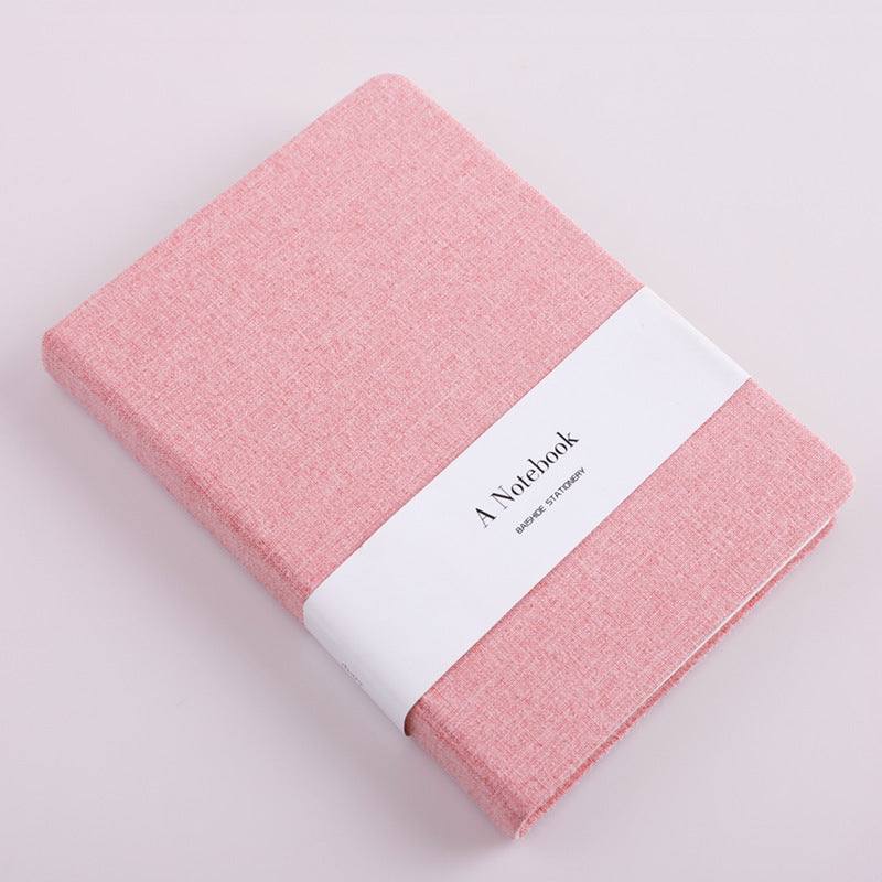 Hardcover Notebooks - Hardcover Notebook - A Notebook Baishide Stationery - Pink / Large
