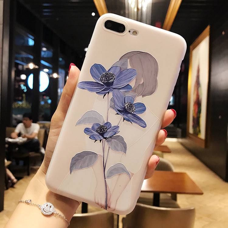iPhone Cases - 3D iPhone Cases - Flowers - Purple / 66S