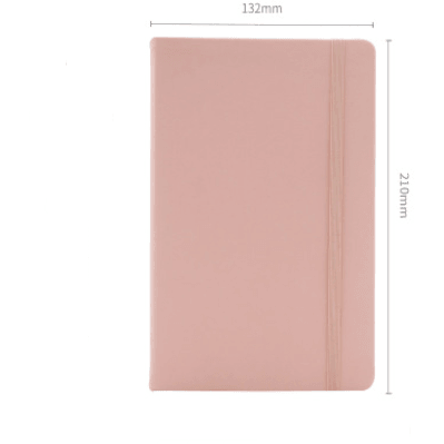 Notebooks - Single Color Hardcover Notebook - Pink