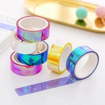 Decorative Tape - Rainbow Holographic Washi Tape -