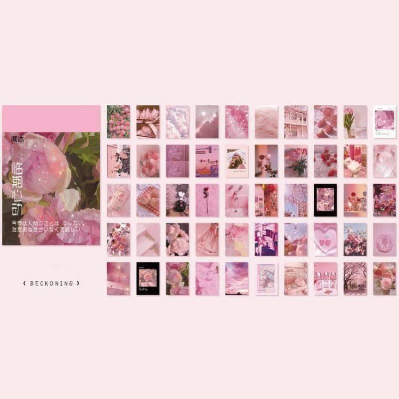 Decorative Stickers - Stickers - Monochrome Photography - Pink