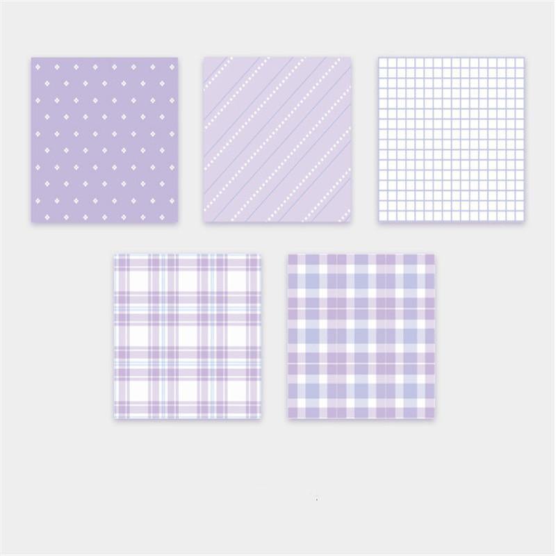 Scrapbooking Paper - Decorative Paper - Grid Pattern - Purple
