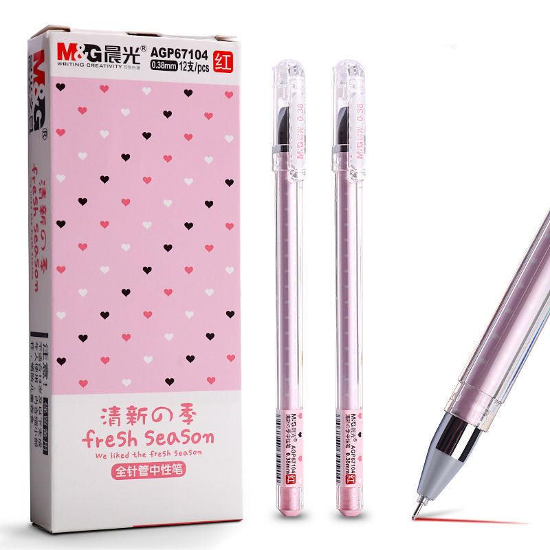 Gel Pen Sets - Gel Pen Set - M&G - Pink / 12