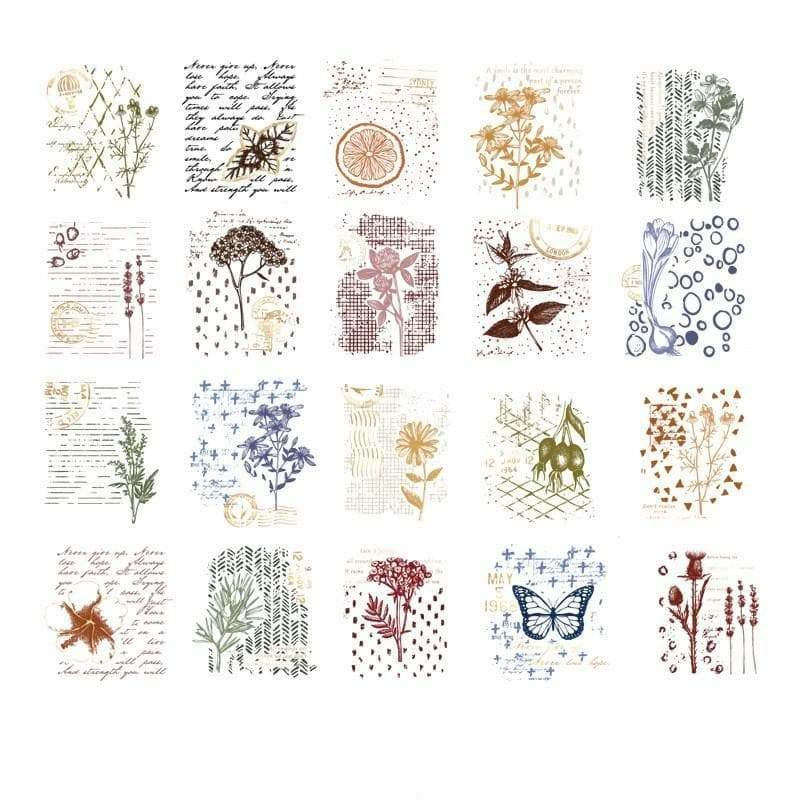 Sticker Flakes - Poetry Sticker Pack - Letters