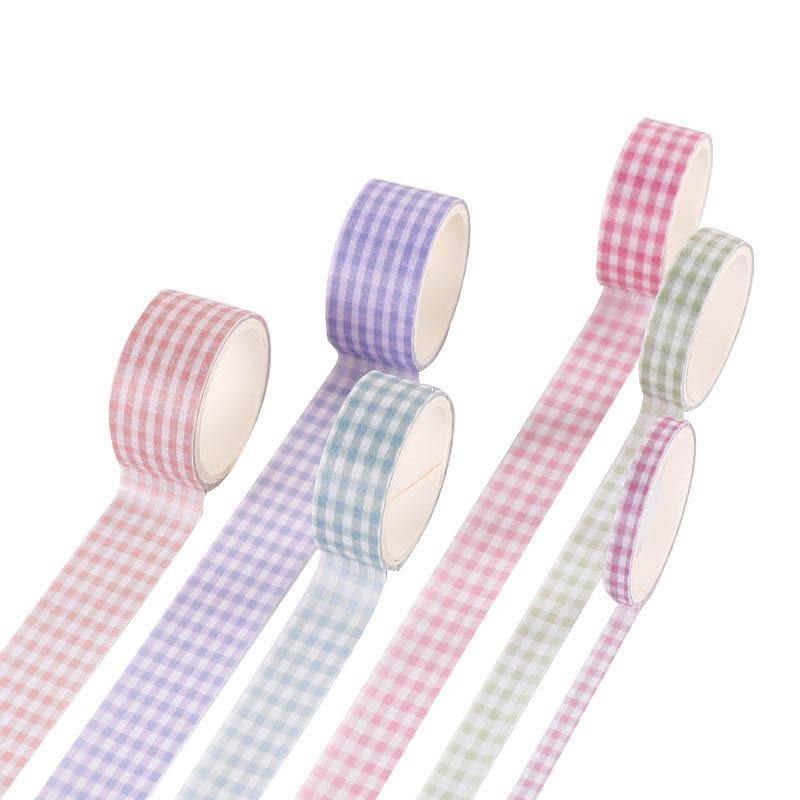 Decorative Tape - Washi Tape Set - Grid Control Series - Pastel