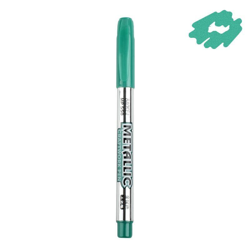 Markers - Metallic Paint Pens - Green