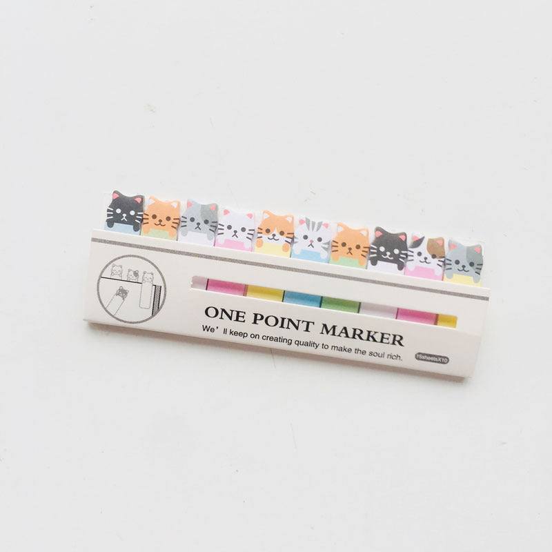 Page Markers - Kawaii Page Markers - Cat