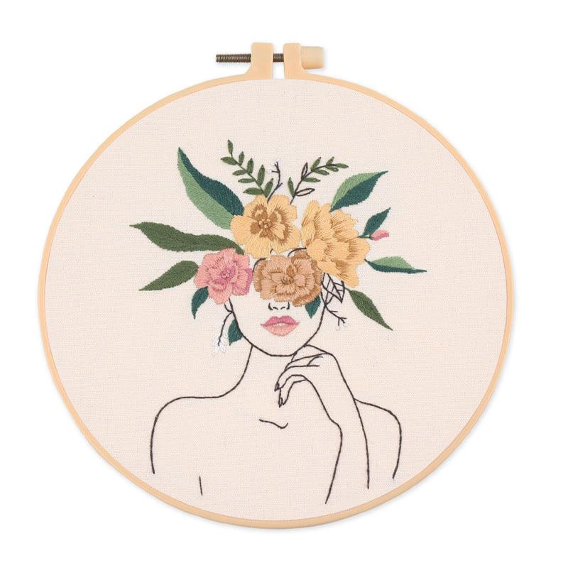Embroidery Kits - Embroidery Kit - Floral Woman - 3