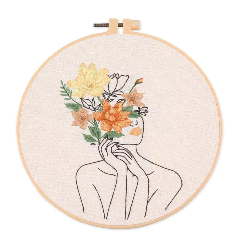 Embroidery Kits - Embroidery Kit - Floral Woman - 2