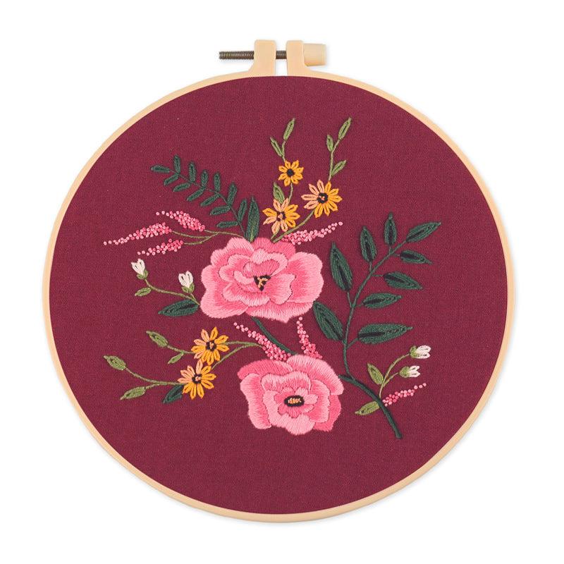 Embroidery Kits - Embroidery Kit - Vintage Flower - 6