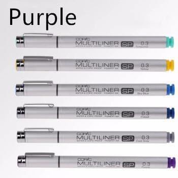 Art Pencils - Copic Multiliner SP - Purple