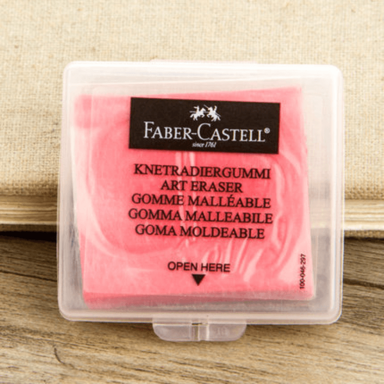 Erasers - Kneadable Art Eraser - Faber-Castell - Red