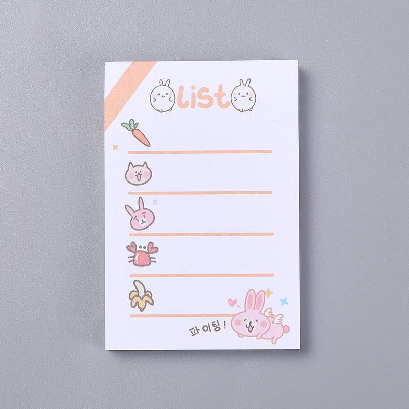 Sticky Notes - Large Kawaii Sticky Notes - Checklist