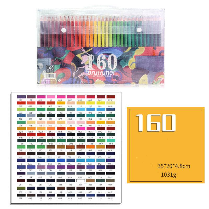 Oil-Based Colored Pencil Sets - Oil-Based Colored Pencil Set - Brutfuner - 160