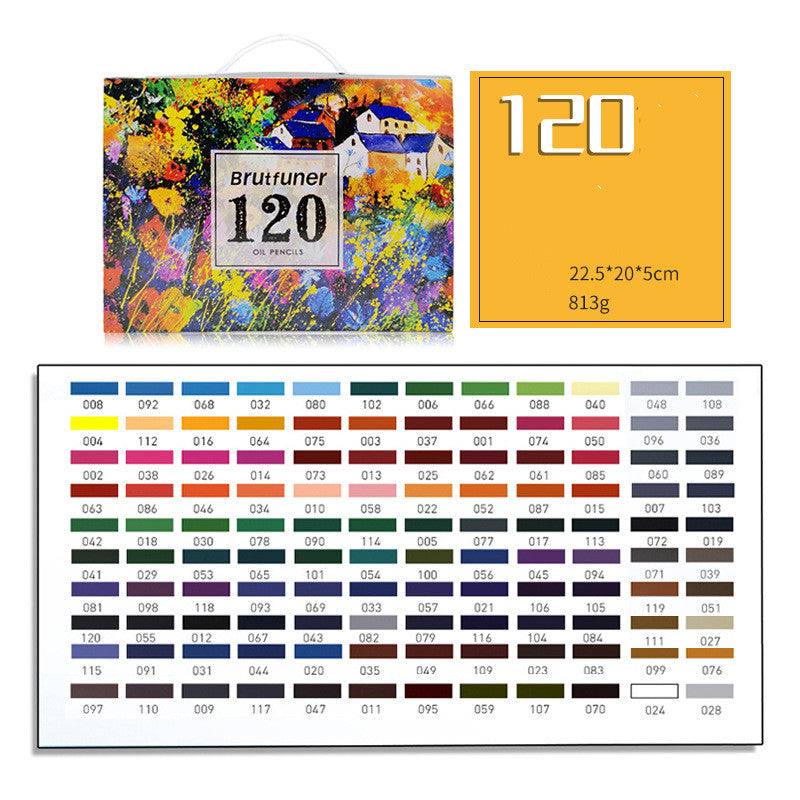 Oil-Based Colored Pencil Sets - Oil-Based Colored Pencil Set - Brutfuner - 120