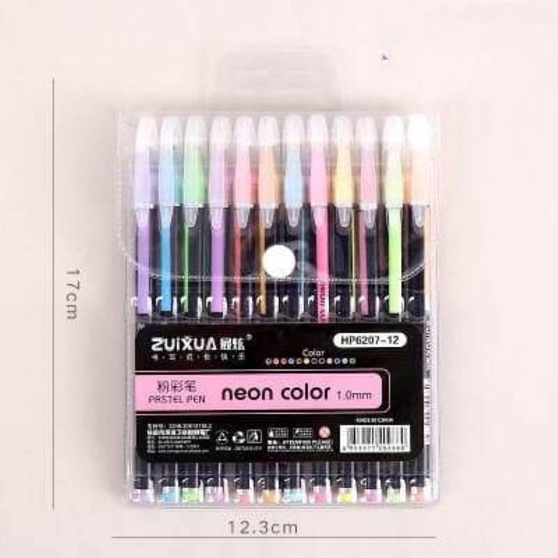 Gel pens - Gel Pen Set - Neon Color - Pastel