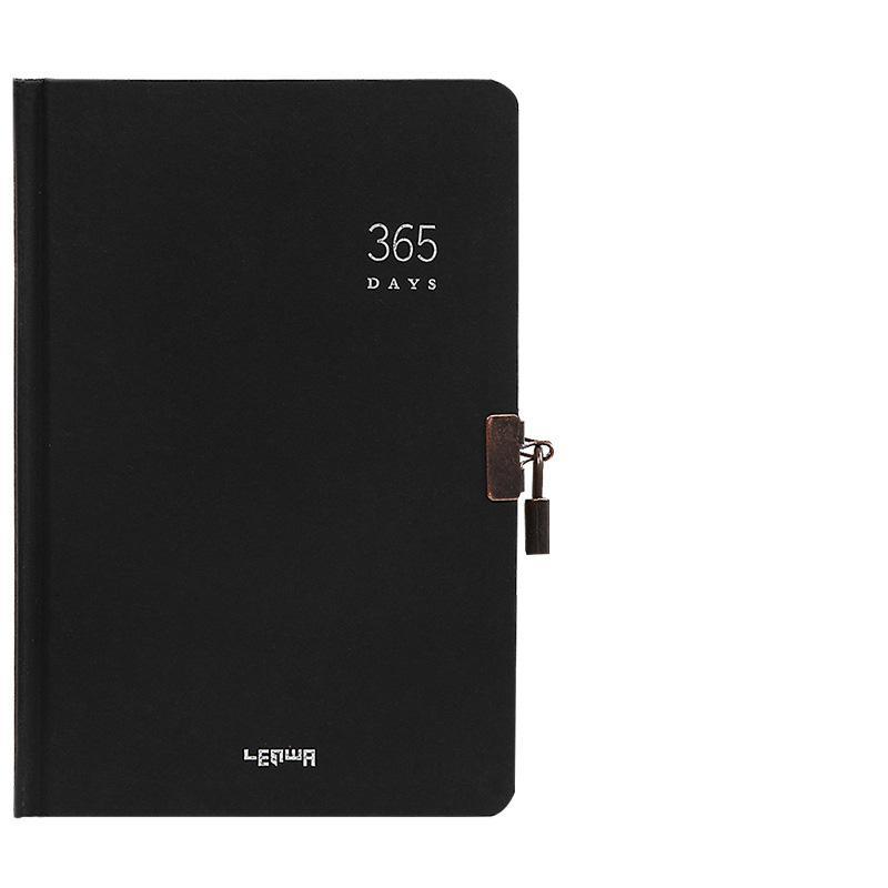 Notebooks & Notepads - Minimalist Hardcover Planner - Black