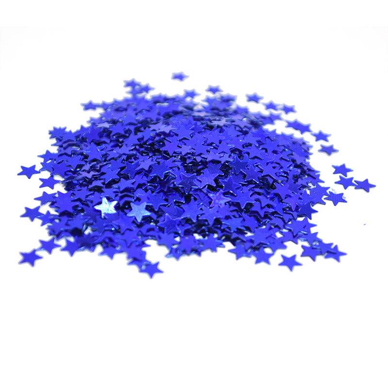 Resine Epoxy Fillers - Epoxy Resin Fillers - Metallic Star Sequins - Blue / 3mm