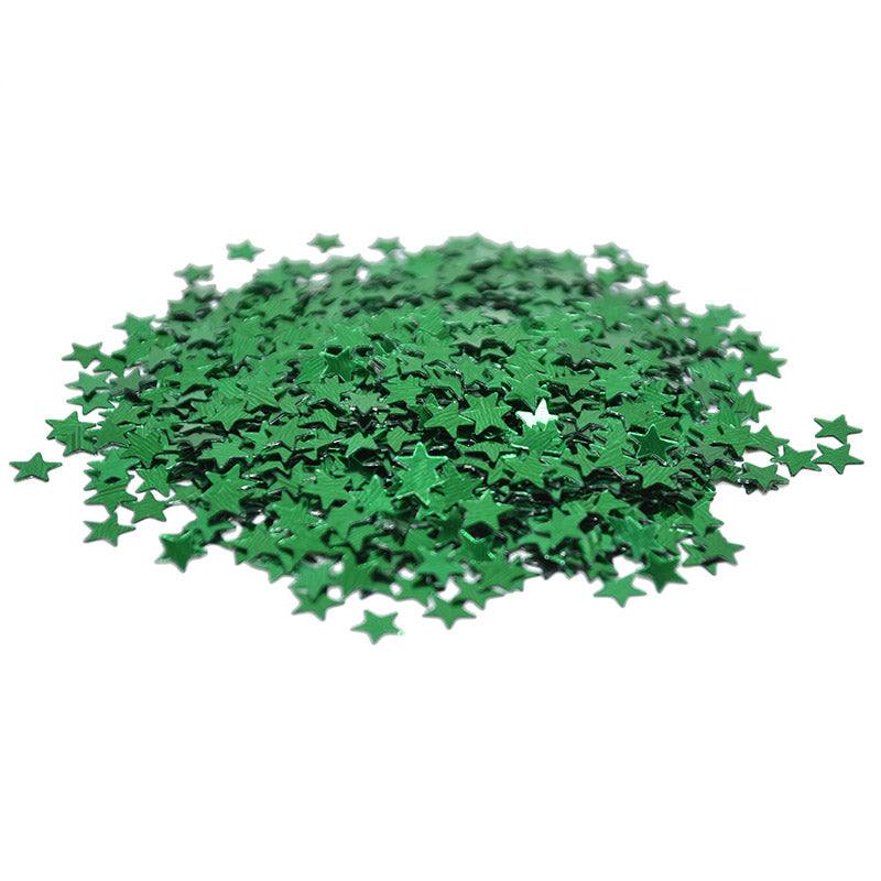 Resine Epoxy Fillers - Epoxy Resin Fillers - Metallic Star Sequins - Green / 3mm