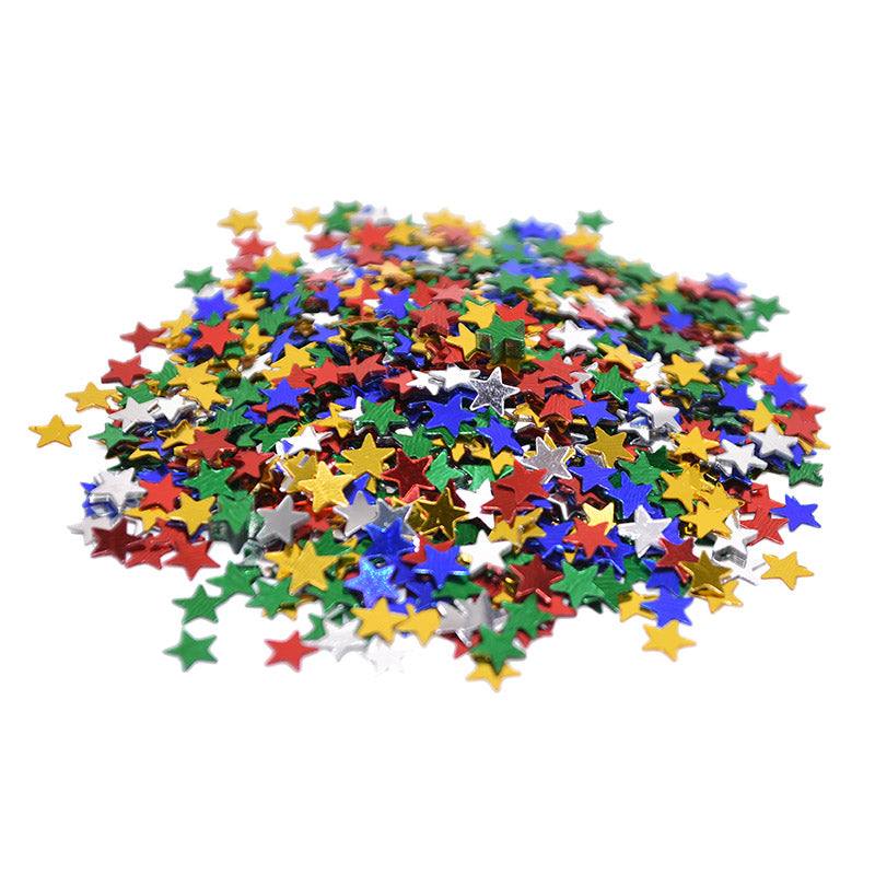 Resine Epoxy Fillers - Epoxy Resin Fillers - Metallic Star Sequins - Multicolor / 3mm