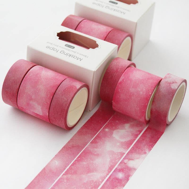 Washi Tape Sets - Washi Tape Set - Various Colors - Fushia