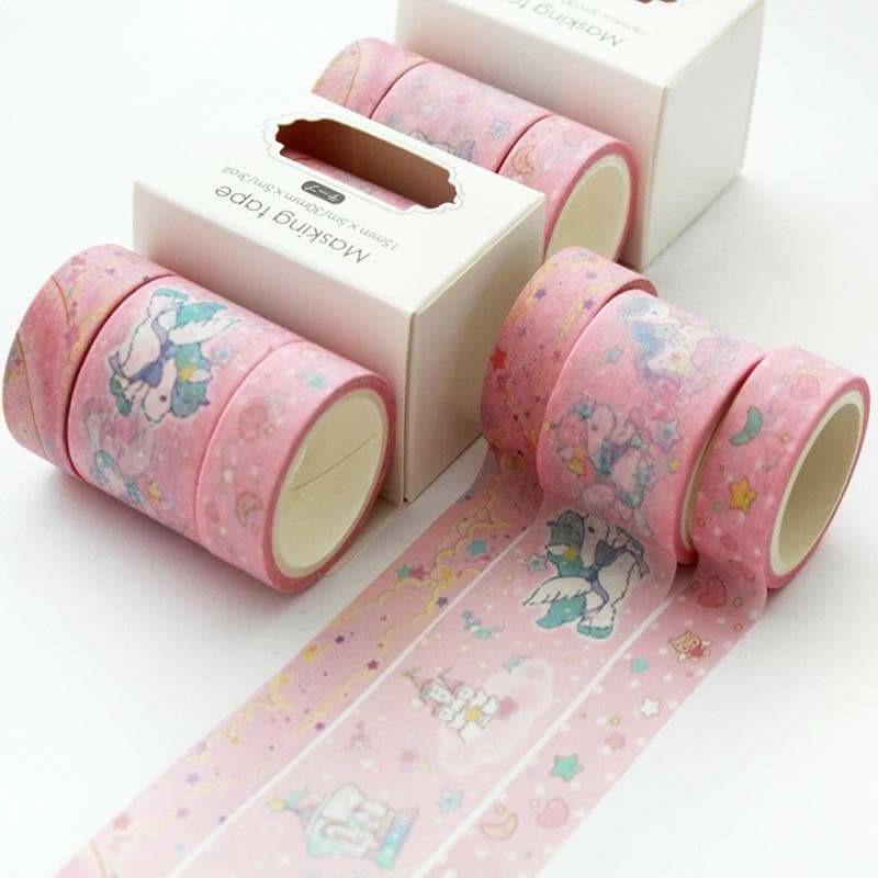 Washi Tape Sets - Washi Tape Set - Various Colors - Unicorn