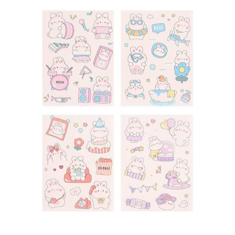 Sticker Sheets - Stickers - Kawaii Character - Bunny