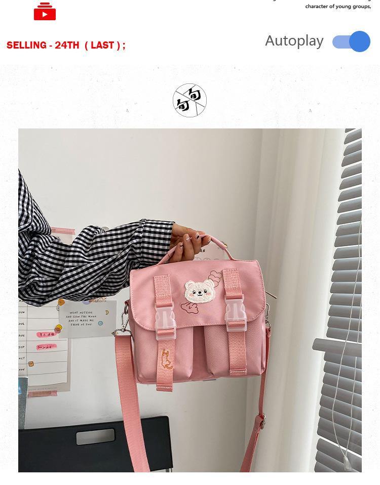 Handbags - Small Cute Creative Cartoon Stickers - Pink