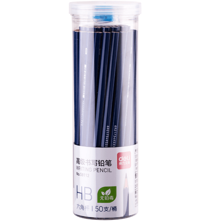 Graphite Pencils - Graphite Pencil - Deli HB Pencils - 50