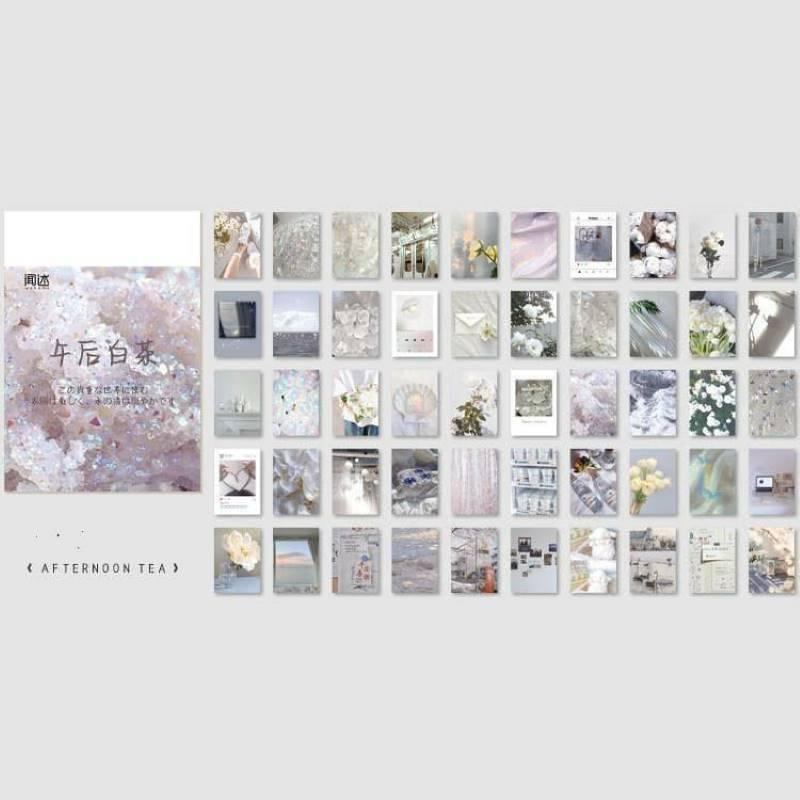 Decorative Stickers - Stickers - Monochrome Photography - Afternoon White Tea