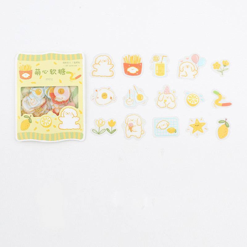 Decorative Stickers - Stickers - Kawaii Jelly - Yellow