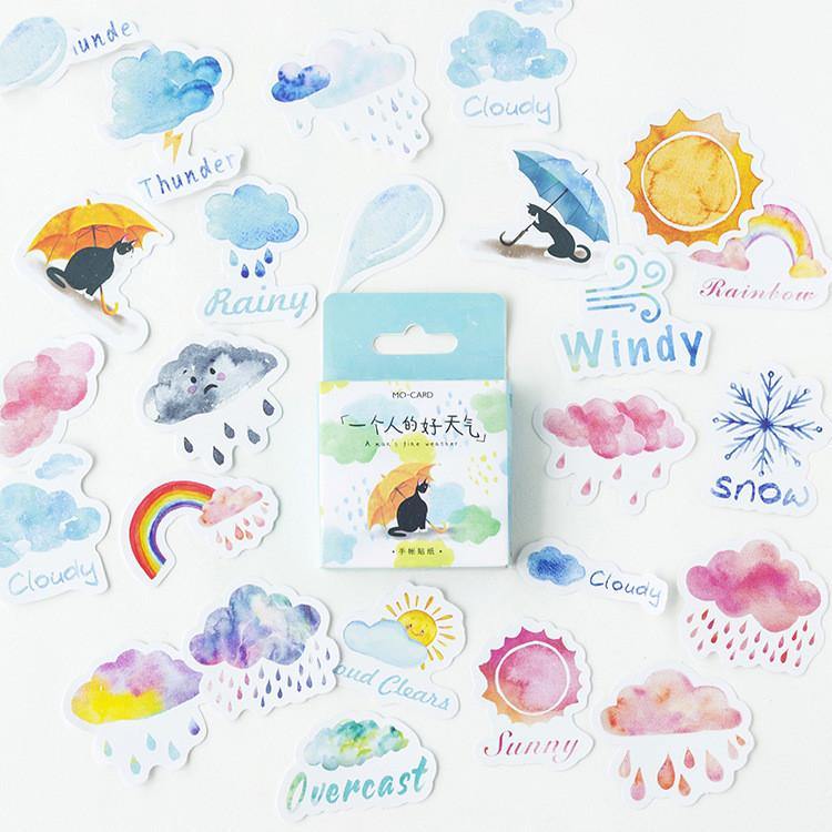 Decorative Stickers - Assorted Stickers - Forecast Weather - Default Title