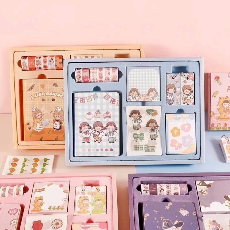 Stationery Sets - Stationery Gift Box - Cute Character -