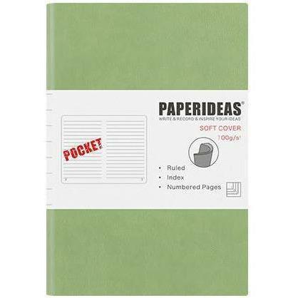 Notebooks - Plain Color Notebooks - PaperIdeas - Avocado Green / Lined