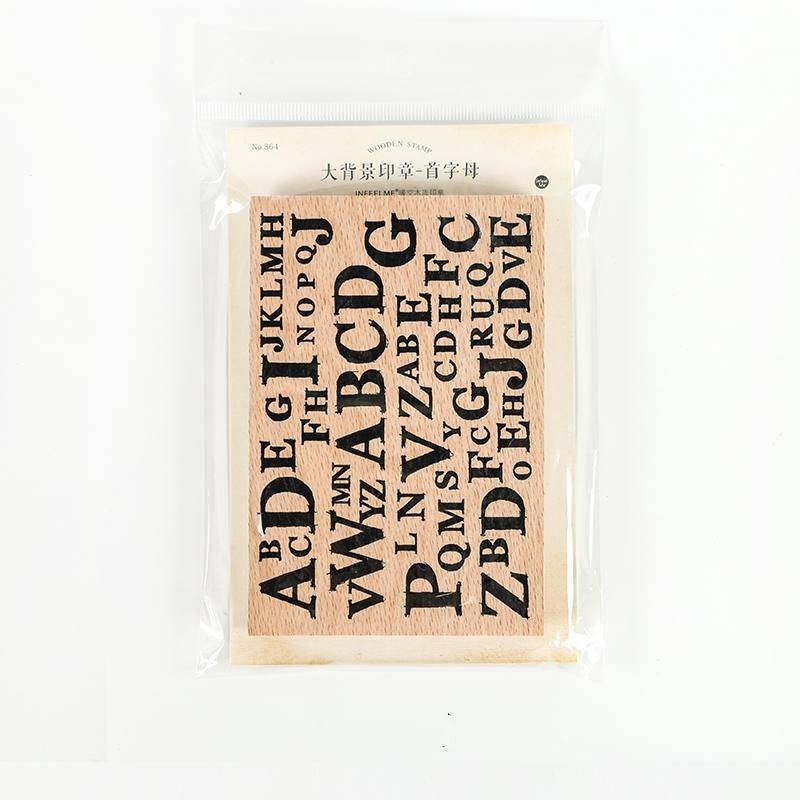 Decorative Stamps - Large Format Stamp for DIY - Alphabet