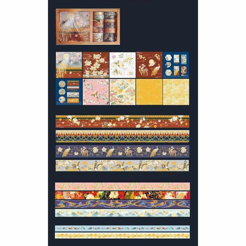 Washi Tape Sets - Washi Tape and Decorative Paper Set - Palace