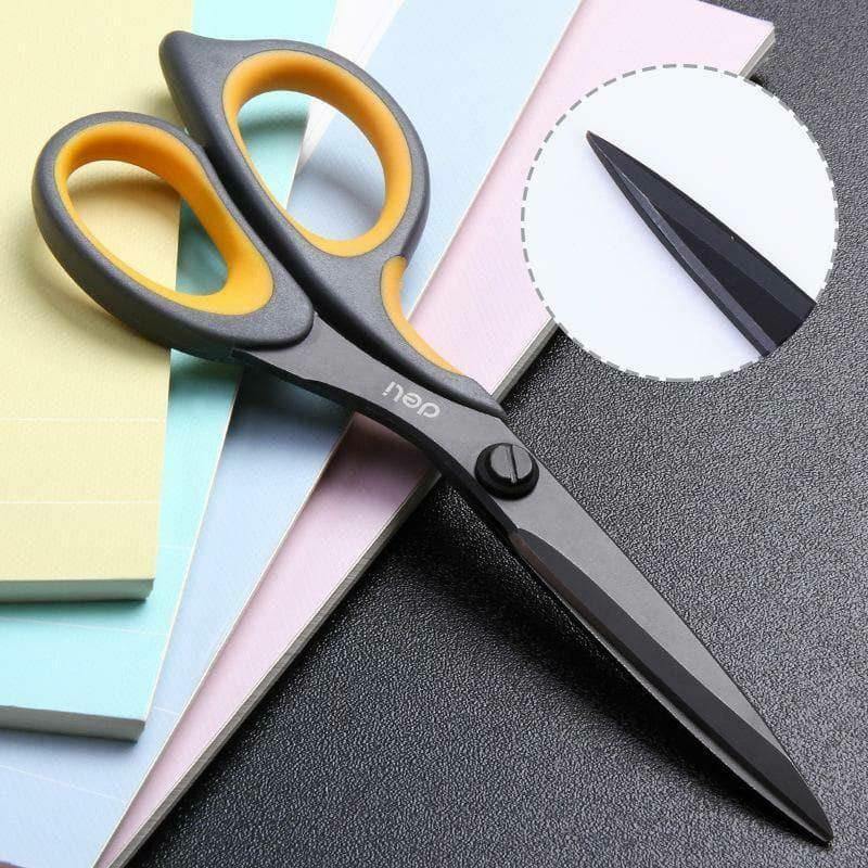 Scissors - Ergonomic Stainless Steel Scissors for Crafting Projects - Deli -