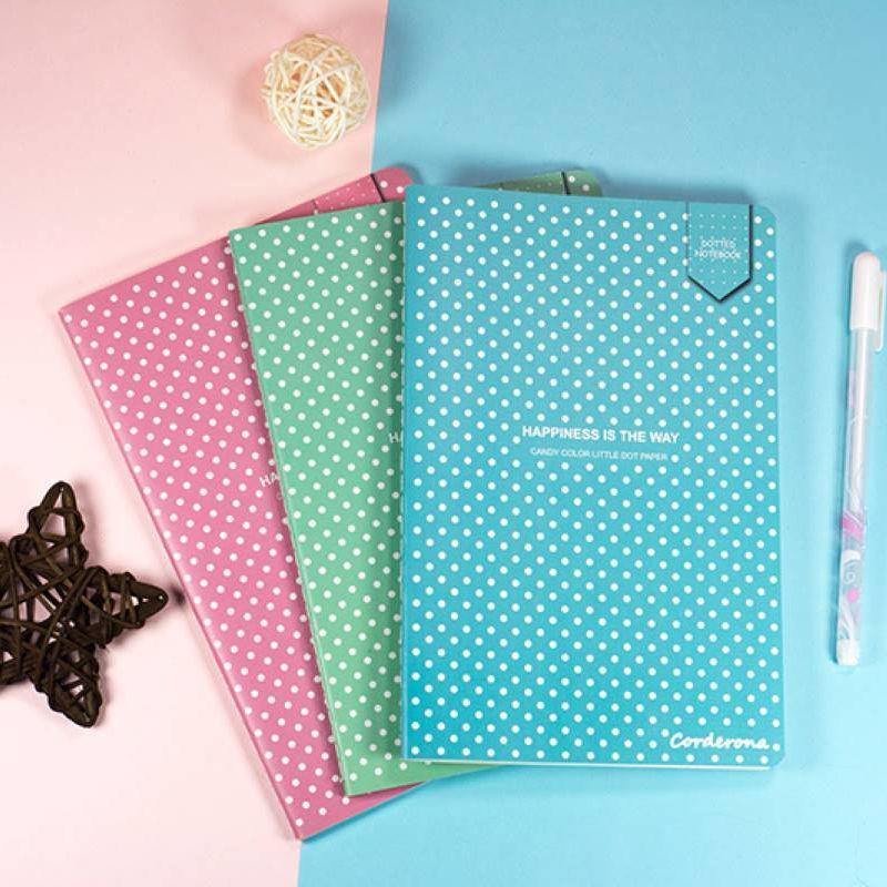 Notebooks & Notepads - Dotted Notebook - Corderona ''Happiness is the Way'' -