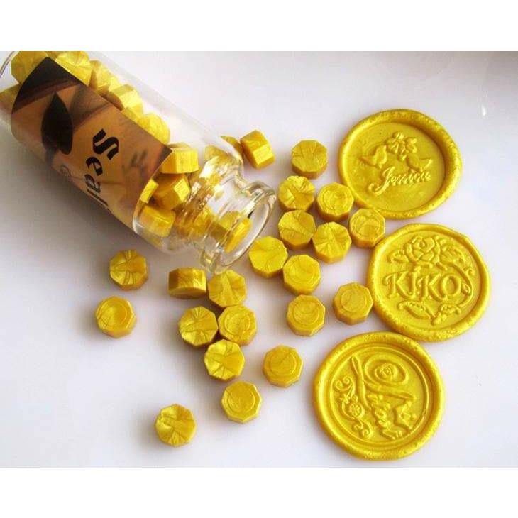Raw Candle Wax - Colored Sealing Wax - Bright yellow