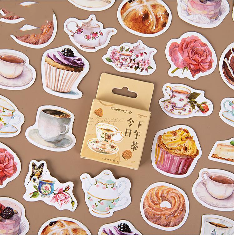 Decorative Stickers - Self-adhesive stickers decorative sealing stickers - Afternoon tea today