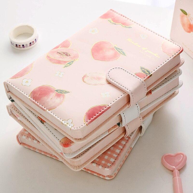 Notebooks & Notepads - Hardcover Notebook - Paradise of Peaches -