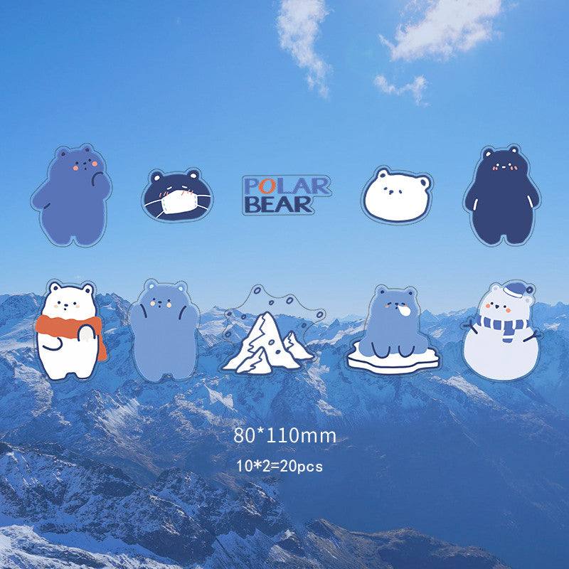 Decorative Stickers - Stickers - Little Kawaii Face - Bear