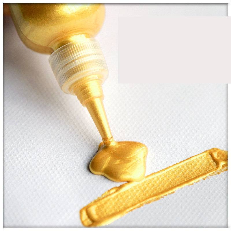 Pearlescent Acrylic Paints - Pearlescent Acrylic Paint - Mengtetisha - Champagne / 60ml