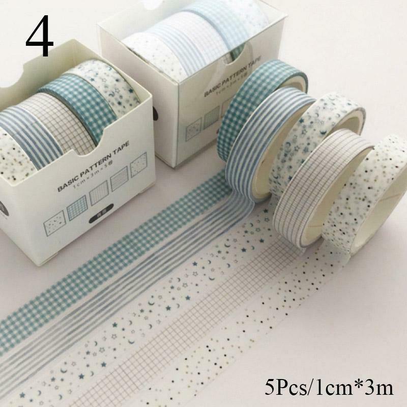 Decorative Tape - Washi Tapes - Spring Theme - Dreamy Blue