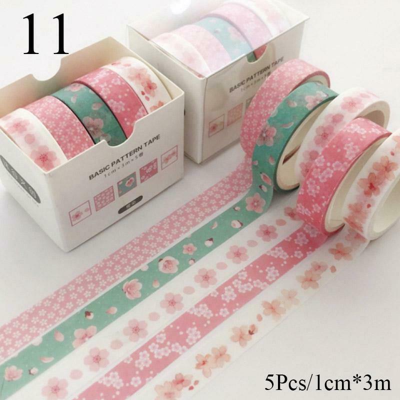 Decorative Tape - Washi Tapes - Spring Theme - Sakura Dye